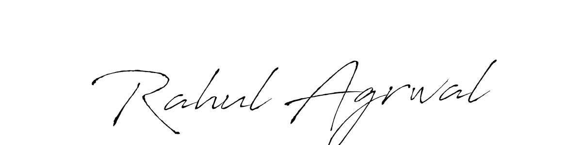 Create a beautiful signature design for name Rahul Agrwal. With this signature (Antro_Vectra) fonts, you can make a handwritten signature for free. Rahul Agrwal signature style 6 images and pictures png