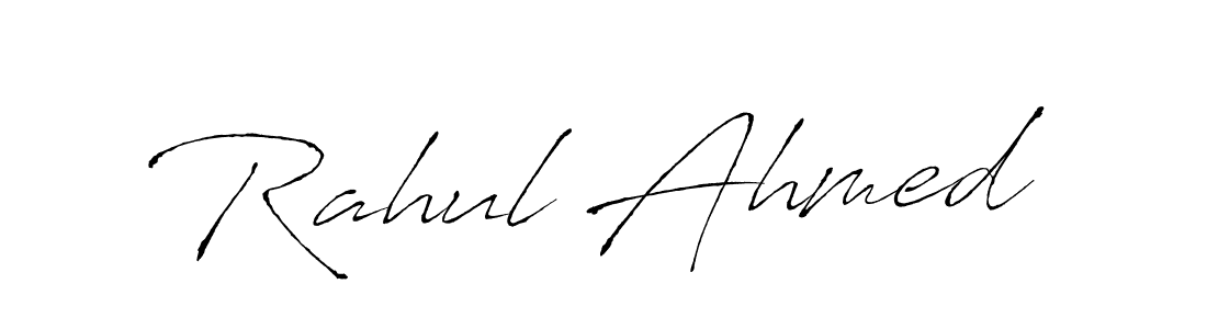 Create a beautiful signature design for name Rahul Ahmed. With this signature (Antro_Vectra) fonts, you can make a handwritten signature for free. Rahul Ahmed signature style 6 images and pictures png