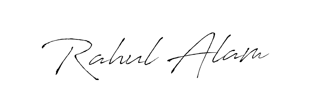 The best way (Antro_Vectra) to make a short signature is to pick only two or three words in your name. The name Rahul Alam include a total of six letters. For converting this name. Rahul Alam signature style 6 images and pictures png