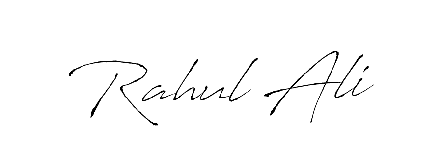 Similarly Antro_Vectra is the best handwritten signature design. Signature creator online .You can use it as an online autograph creator for name Rahul Ali. Rahul Ali signature style 6 images and pictures png