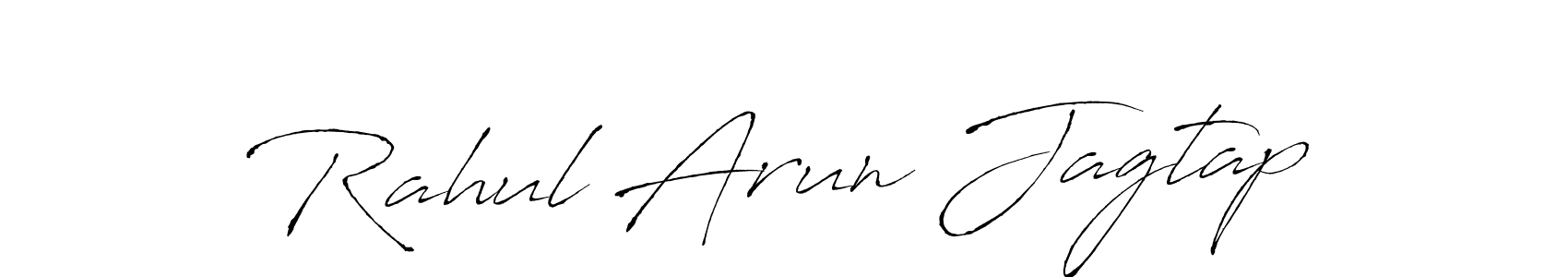 Rahul Arun Jagtap stylish signature style. Best Handwritten Sign (Antro_Vectra) for my name. Handwritten Signature Collection Ideas for my name Rahul Arun Jagtap. Rahul Arun Jagtap signature style 6 images and pictures png