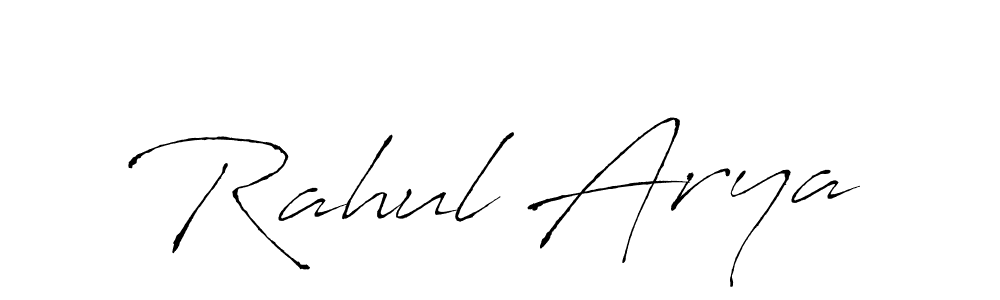 Rahul Arya stylish signature style. Best Handwritten Sign (Antro_Vectra) for my name. Handwritten Signature Collection Ideas for my name Rahul Arya. Rahul Arya signature style 6 images and pictures png