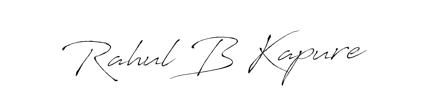 You should practise on your own different ways (Antro_Vectra) to write your name (Rahul B Kapure) in signature. don't let someone else do it for you. Rahul B Kapure signature style 6 images and pictures png