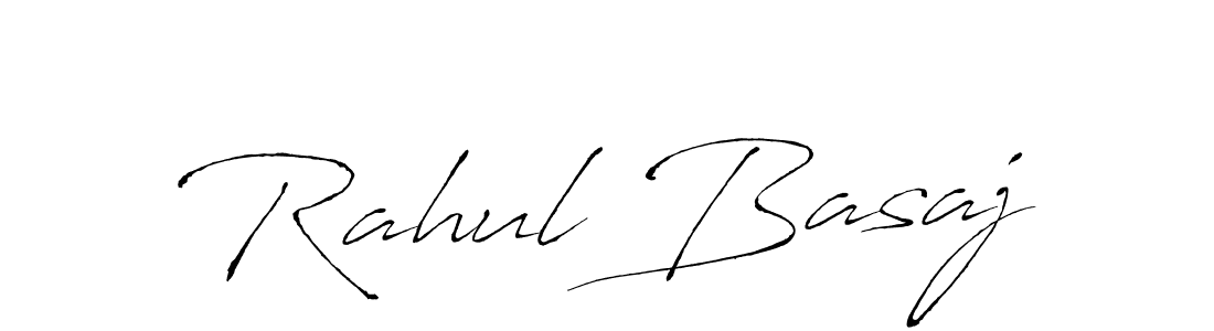 Make a beautiful signature design for name Rahul Basaj. With this signature (Antro_Vectra) style, you can create a handwritten signature for free. Rahul Basaj signature style 6 images and pictures png
