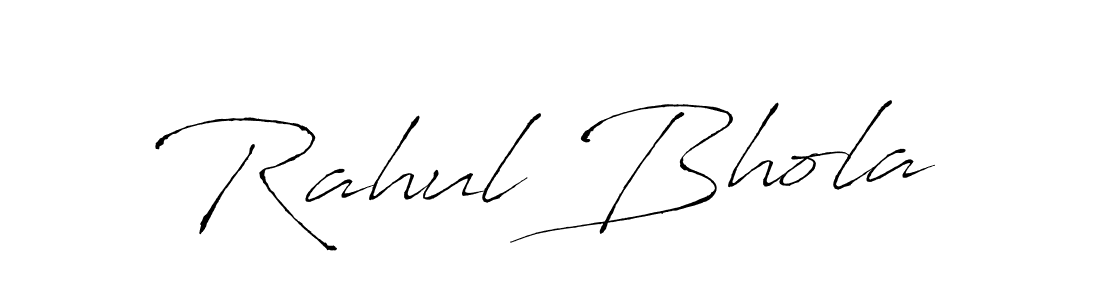 How to make Rahul Bhola signature? Antro_Vectra is a professional autograph style. Create handwritten signature for Rahul Bhola name. Rahul Bhola signature style 6 images and pictures png