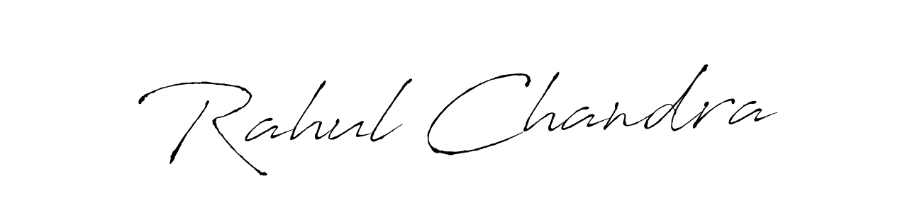 Rahul Chandra stylish signature style. Best Handwritten Sign (Antro_Vectra) for my name. Handwritten Signature Collection Ideas for my name Rahul Chandra. Rahul Chandra signature style 6 images and pictures png