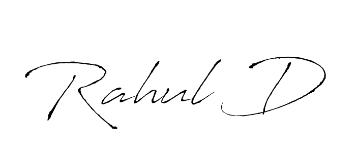 How to make Rahul D name signature. Use Antro_Vectra style for creating short signs online. This is the latest handwritten sign. Rahul D signature style 6 images and pictures png