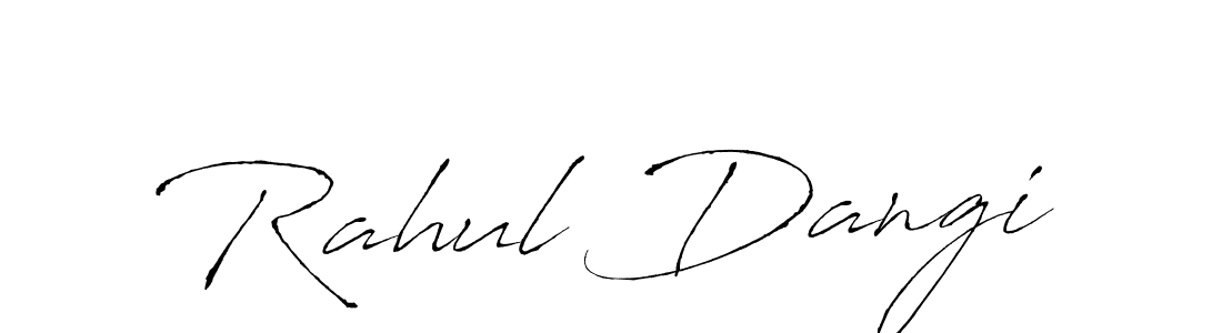 Make a short Rahul Dangi signature style. Manage your documents anywhere anytime using Antro_Vectra. Create and add eSignatures, submit forms, share and send files easily. Rahul Dangi signature style 6 images and pictures png