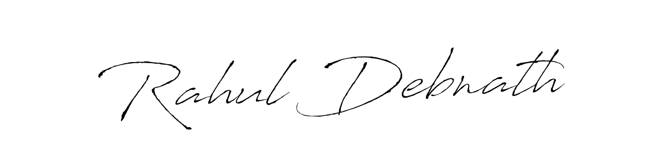 Rahul Debnath stylish signature style. Best Handwritten Sign (Antro_Vectra) for my name. Handwritten Signature Collection Ideas for my name Rahul Debnath. Rahul Debnath signature style 6 images and pictures png