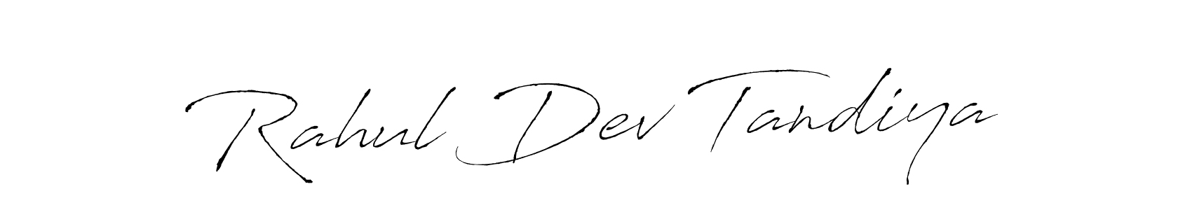 Rahul Dev Tandiya stylish signature style. Best Handwritten Sign (Antro_Vectra) for my name. Handwritten Signature Collection Ideas for my name Rahul Dev Tandiya. Rahul Dev Tandiya signature style 6 images and pictures png