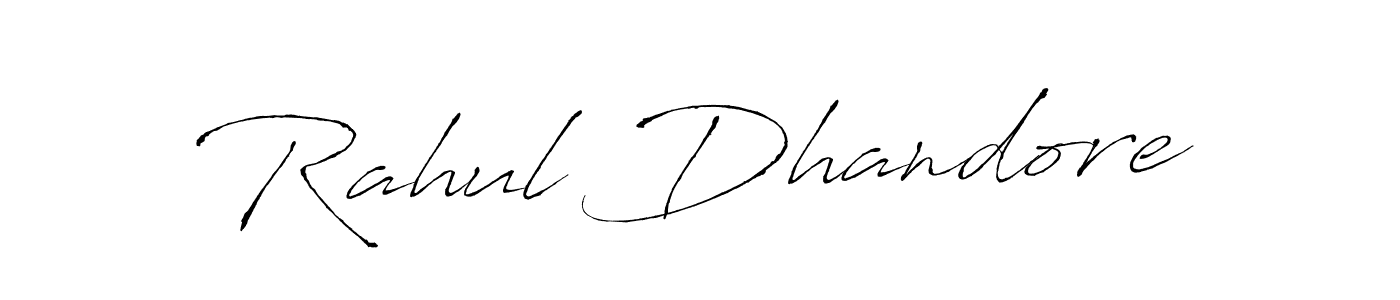 The best way (Antro_Vectra) to make a short signature is to pick only two or three words in your name. The name Rahul Dhandore include a total of six letters. For converting this name. Rahul Dhandore signature style 6 images and pictures png