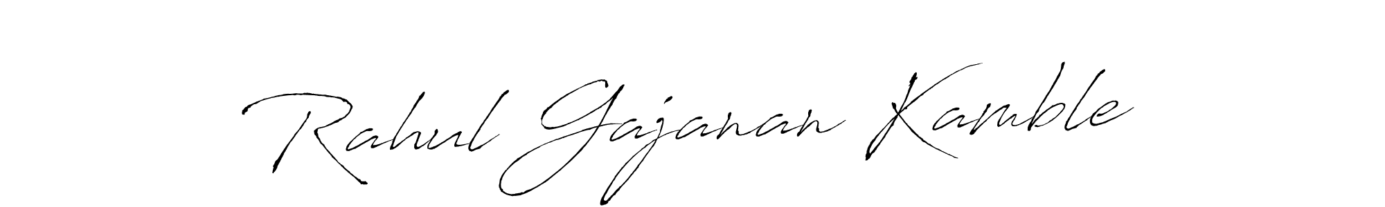 Antro_Vectra is a professional signature style that is perfect for those who want to add a touch of class to their signature. It is also a great choice for those who want to make their signature more unique. Get Rahul Gajanan Kamble name to fancy signature for free. Rahul Gajanan Kamble signature style 6 images and pictures png