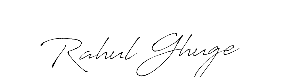 Rahul Ghuge stylish signature style. Best Handwritten Sign (Antro_Vectra) for my name. Handwritten Signature Collection Ideas for my name Rahul Ghuge. Rahul Ghuge signature style 6 images and pictures png