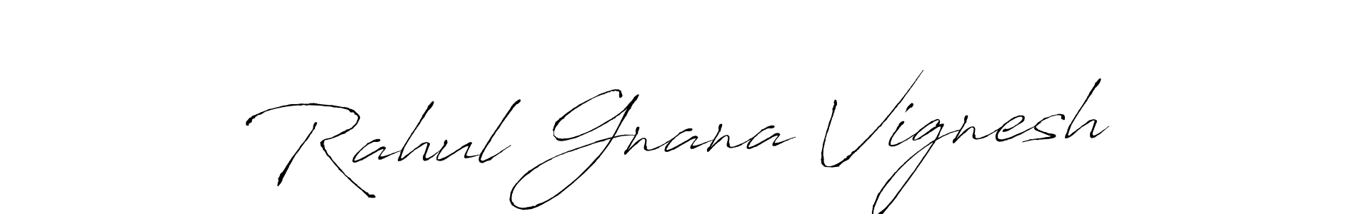 This is the best signature style for the Rahul Gnana Vignesh name. Also you like these signature font (Antro_Vectra). Mix name signature. Rahul Gnana Vignesh signature style 6 images and pictures png