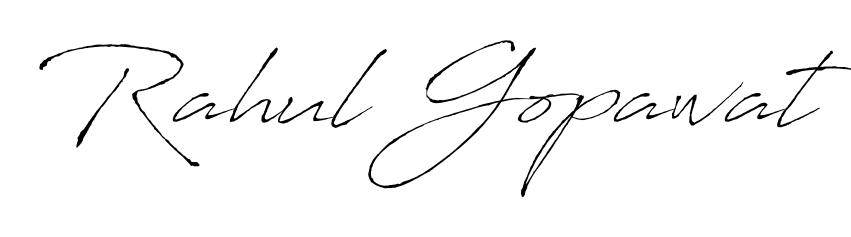 Also we have Rahul Gopawat name is the best signature style. Create professional handwritten signature collection using Antro_Vectra autograph style. Rahul Gopawat signature style 6 images and pictures png