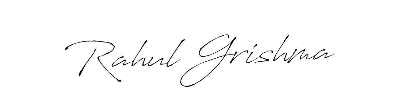 The best way (Antro_Vectra) to make a short signature is to pick only two or three words in your name. The name Rahul Grishma include a total of six letters. For converting this name. Rahul Grishma signature style 6 images and pictures png