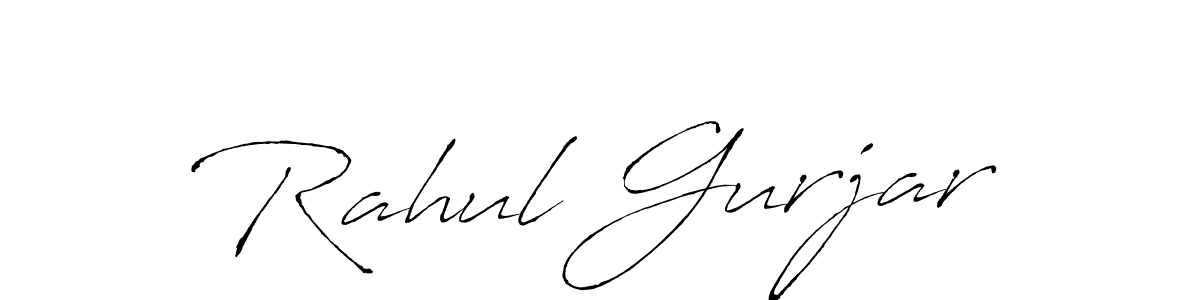 Rahul Gurjar stylish signature style. Best Handwritten Sign (Antro_Vectra) for my name. Handwritten Signature Collection Ideas for my name Rahul Gurjar. Rahul Gurjar signature style 6 images and pictures png