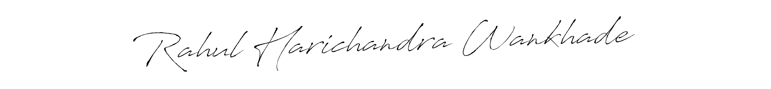 Make a beautiful signature design for name Rahul Harichandra Wankhade. With this signature (Antro_Vectra) style, you can create a handwritten signature for free. Rahul Harichandra Wankhade signature style 6 images and pictures png