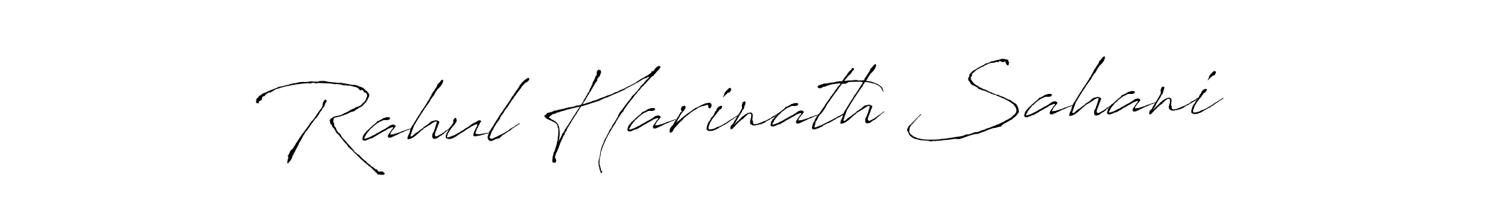 The best way (Antro_Vectra) to make a short signature is to pick only two or three words in your name. The name Rahul Harinath Sahani include a total of six letters. For converting this name. Rahul Harinath Sahani signature style 6 images and pictures png