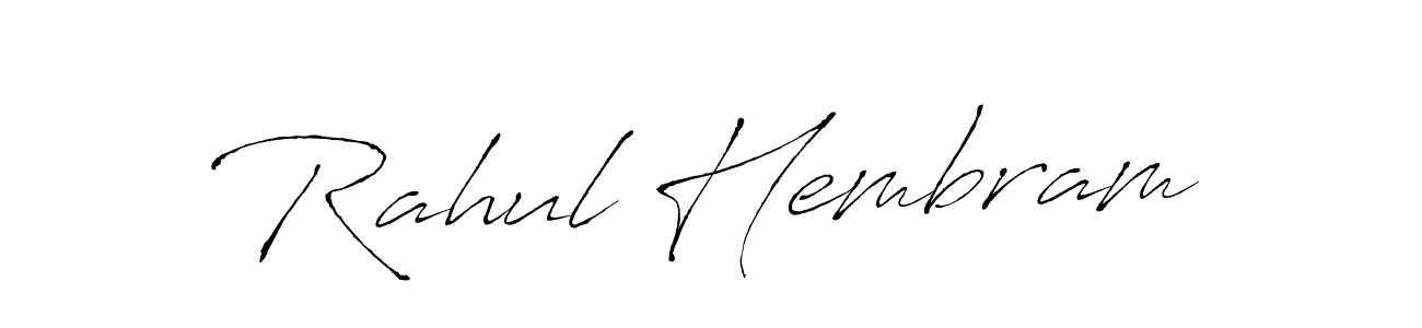 Also we have Rahul Hembram name is the best signature style. Create professional handwritten signature collection using Antro_Vectra autograph style. Rahul Hembram signature style 6 images and pictures png