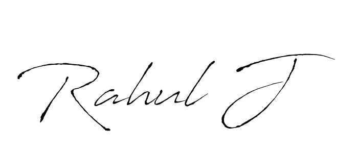 It looks lik you need a new signature style for name Rahul J. Design unique handwritten (Antro_Vectra) signature with our free signature maker in just a few clicks. Rahul J signature style 6 images and pictures png