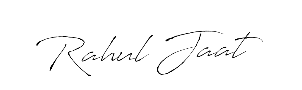 How to make Rahul Jaat name signature. Use Antro_Vectra style for creating short signs online. This is the latest handwritten sign. Rahul Jaat signature style 6 images and pictures png