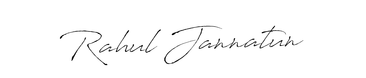 Also we have Rahul Jannatun name is the best signature style. Create professional handwritten signature collection using Antro_Vectra autograph style. Rahul Jannatun signature style 6 images and pictures png
