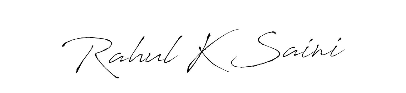 Here are the top 10 professional signature styles for the name Rahul K Saini. These are the best autograph styles you can use for your name. Rahul K Saini signature style 6 images and pictures png
