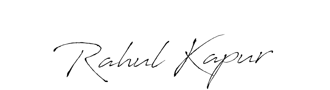 Rahul Kapur stylish signature style. Best Handwritten Sign (Antro_Vectra) for my name. Handwritten Signature Collection Ideas for my name Rahul Kapur. Rahul Kapur signature style 6 images and pictures png