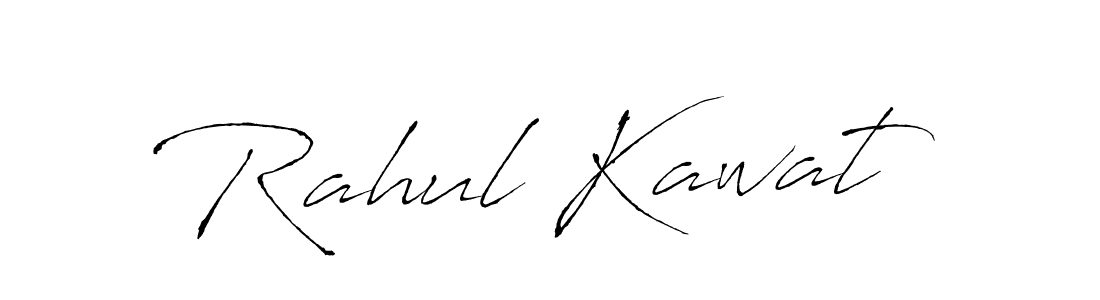 How to make Rahul Kawat name signature. Use Antro_Vectra style for creating short signs online. This is the latest handwritten sign. Rahul Kawat signature style 6 images and pictures png