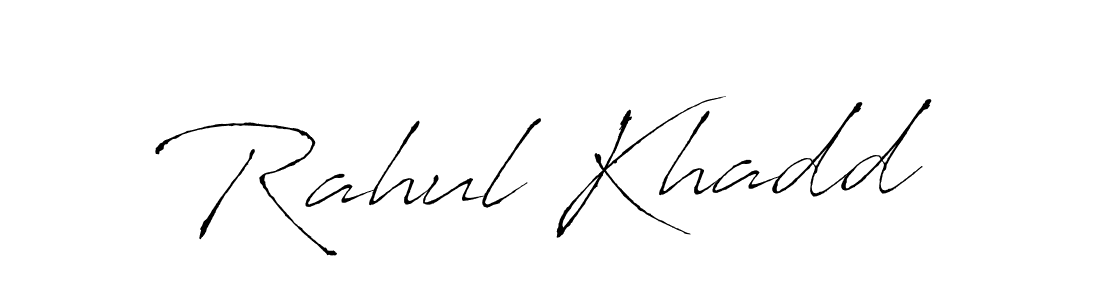 Create a beautiful signature design for name Rahul Khadd. With this signature (Antro_Vectra) fonts, you can make a handwritten signature for free. Rahul Khadd signature style 6 images and pictures png