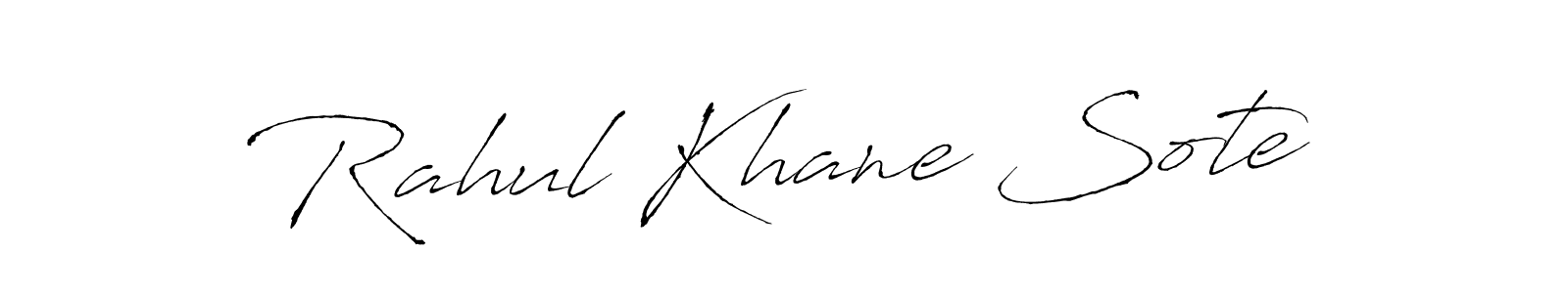 Antro_Vectra is a professional signature style that is perfect for those who want to add a touch of class to their signature. It is also a great choice for those who want to make their signature more unique. Get Rahul Khane Sote name to fancy signature for free. Rahul Khane Sote signature style 6 images and pictures png