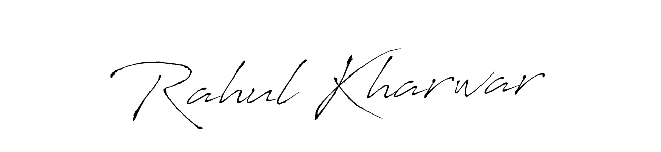 Use a signature maker to create a handwritten signature online. With this signature software, you can design (Antro_Vectra) your own signature for name Rahul Kharwar. Rahul Kharwar signature style 6 images and pictures png