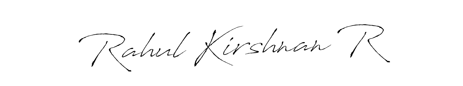 Make a beautiful signature design for name Rahul Kirshnan R. Use this online signature maker to create a handwritten signature for free. Rahul Kirshnan R signature style 6 images and pictures png