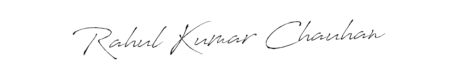 Make a beautiful signature design for name Rahul Kumar Chauhan. With this signature (Antro_Vectra) style, you can create a handwritten signature for free. Rahul Kumar Chauhan signature style 6 images and pictures png