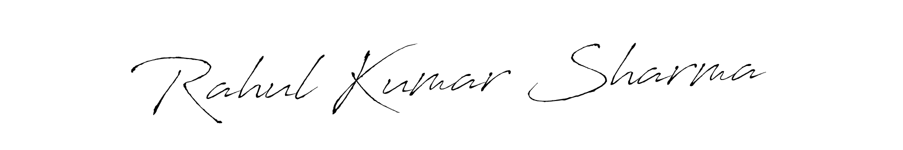 Design your own signature with our free online signature maker. With this signature software, you can create a handwritten (Antro_Vectra) signature for name Rahul Kumar Sharma. Rahul Kumar Sharma signature style 6 images and pictures png