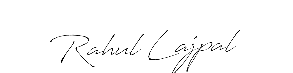 Design your own signature with our free online signature maker. With this signature software, you can create a handwritten (Antro_Vectra) signature for name Rahul Lajpal. Rahul Lajpal signature style 6 images and pictures png