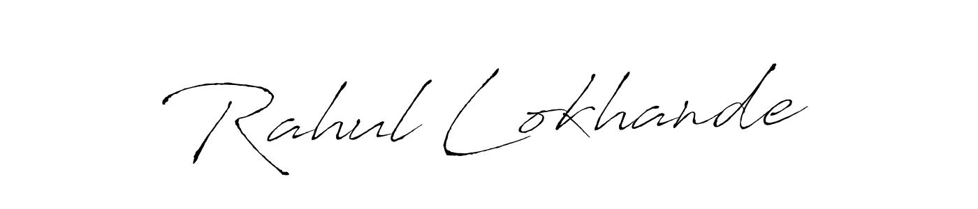 Also You can easily find your signature by using the search form. We will create Rahul Lokhande name handwritten signature images for you free of cost using Antro_Vectra sign style. Rahul Lokhande signature style 6 images and pictures png