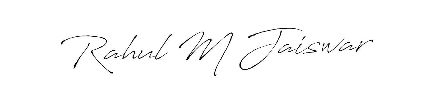 Similarly Antro_Vectra is the best handwritten signature design. Signature creator online .You can use it as an online autograph creator for name Rahul M Jaiswar. Rahul M Jaiswar signature style 6 images and pictures png