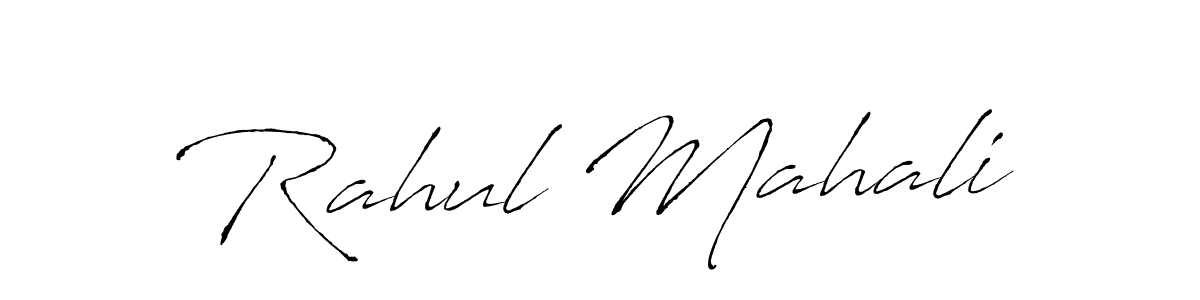 Create a beautiful signature design for name Rahul Mahali. With this signature (Antro_Vectra) fonts, you can make a handwritten signature for free. Rahul Mahali signature style 6 images and pictures png