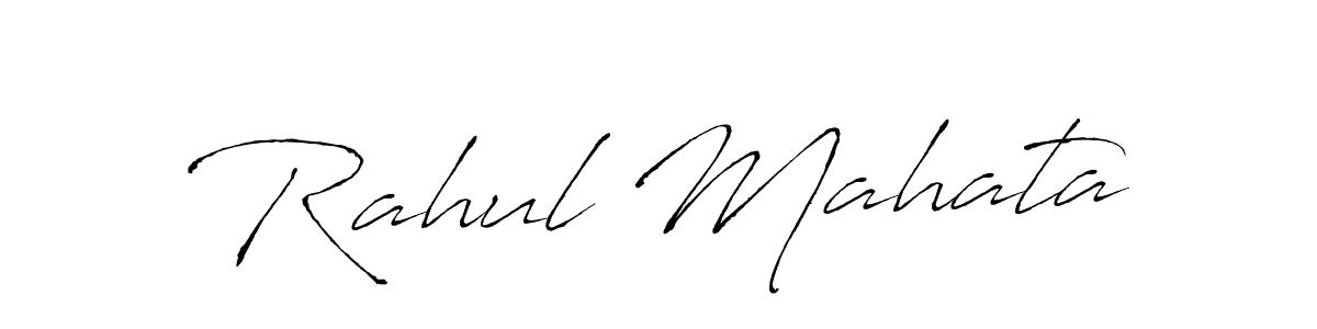 Rahul Mahata stylish signature style. Best Handwritten Sign (Antro_Vectra) for my name. Handwritten Signature Collection Ideas for my name Rahul Mahata. Rahul Mahata signature style 6 images and pictures png