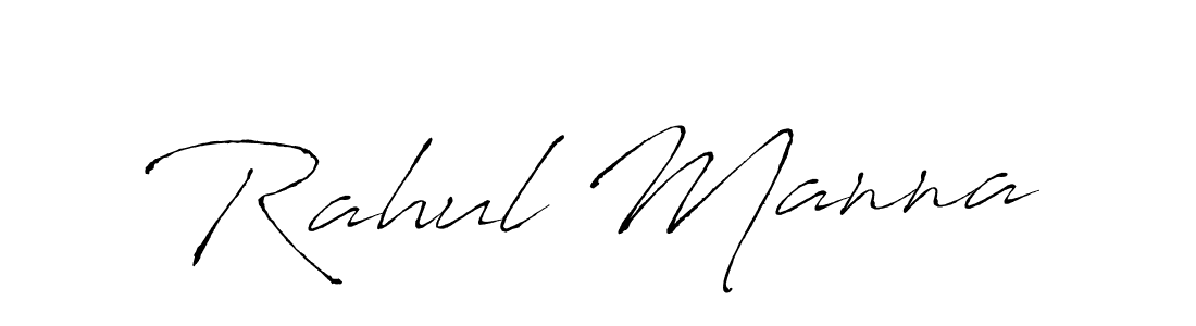 Make a beautiful signature design for name Rahul Manna. With this signature (Antro_Vectra) style, you can create a handwritten signature for free. Rahul Manna signature style 6 images and pictures png