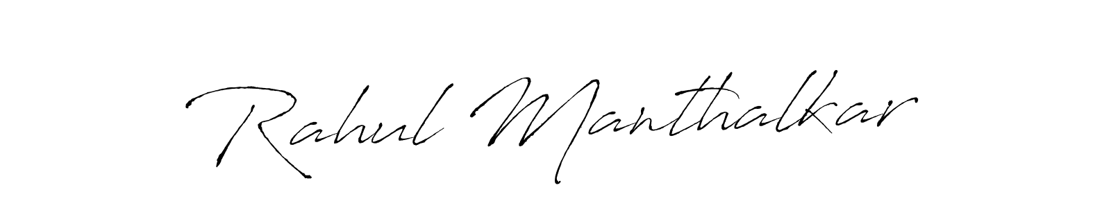 How to make Rahul Manthalkar signature? Antro_Vectra is a professional autograph style. Create handwritten signature for Rahul Manthalkar name. Rahul Manthalkar signature style 6 images and pictures png