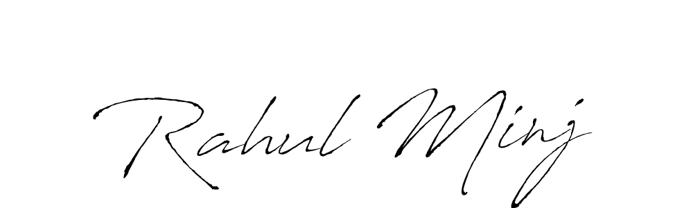 You should practise on your own different ways (Antro_Vectra) to write your name (Rahul Minj) in signature. don't let someone else do it for you. Rahul Minj signature style 6 images and pictures png