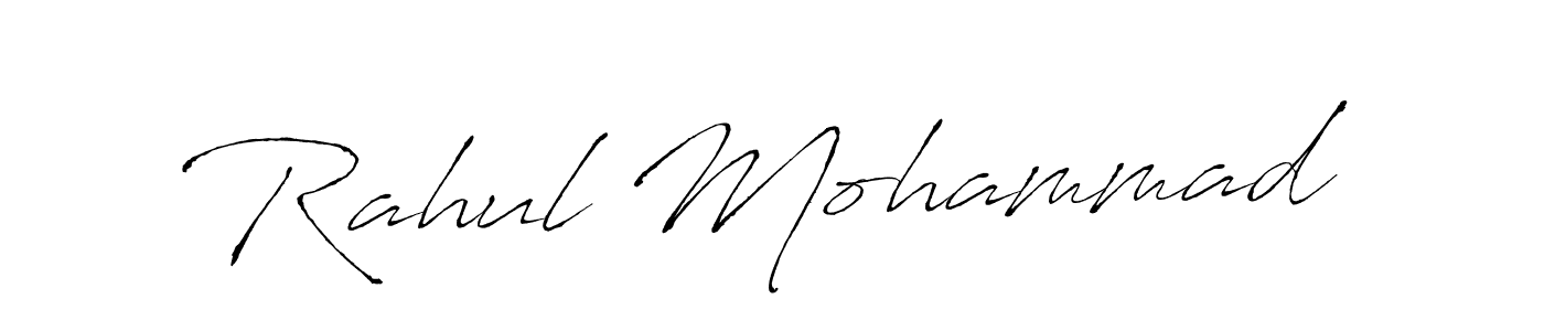 How to make Rahul Mohammad signature? Antro_Vectra is a professional autograph style. Create handwritten signature for Rahul Mohammad name. Rahul Mohammad signature style 6 images and pictures png