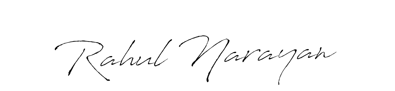 You should practise on your own different ways (Antro_Vectra) to write your name (Rahul Narayan) in signature. don't let someone else do it for you. Rahul Narayan signature style 6 images and pictures png