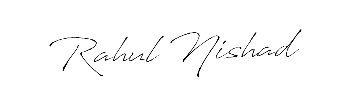 It looks lik you need a new signature style for name Rahul Nishad. Design unique handwritten (Antro_Vectra) signature with our free signature maker in just a few clicks. Rahul Nishad signature style 6 images and pictures png