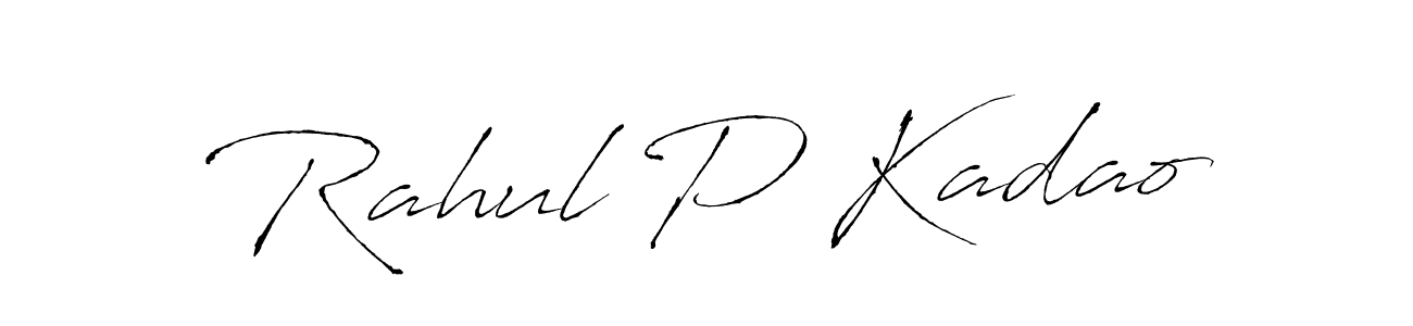This is the best signature style for the Rahul P Kadao name. Also you like these signature font (Antro_Vectra). Mix name signature. Rahul P Kadao signature style 6 images and pictures png