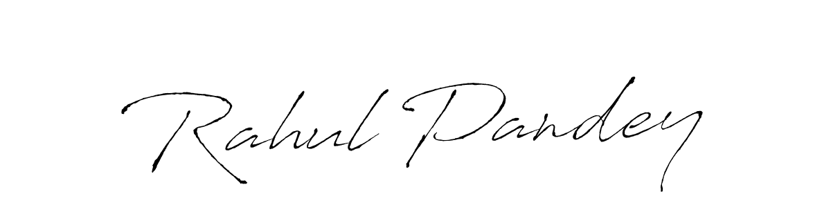 Design your own signature with our free online signature maker. With this signature software, you can create a handwritten (Antro_Vectra) signature for name Rahul Pandey. Rahul Pandey signature style 6 images and pictures png