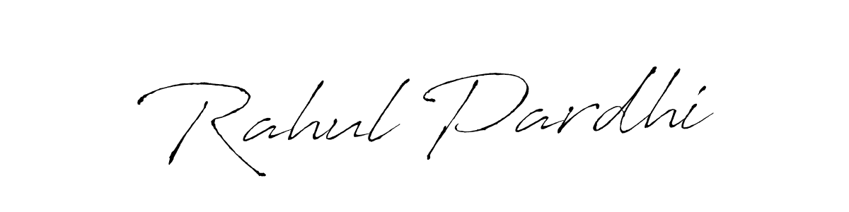 Rahul Pardhi stylish signature style. Best Handwritten Sign (Antro_Vectra) for my name. Handwritten Signature Collection Ideas for my name Rahul Pardhi. Rahul Pardhi signature style 6 images and pictures png